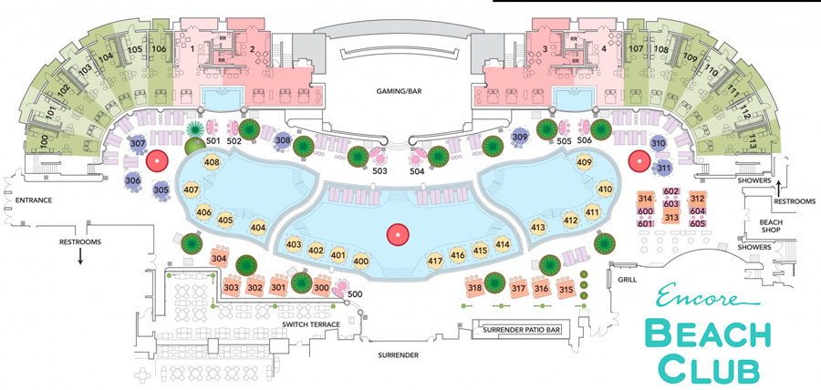 ebc las vegas table map