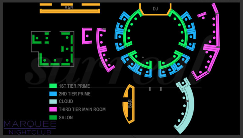 marquee las vegas table map